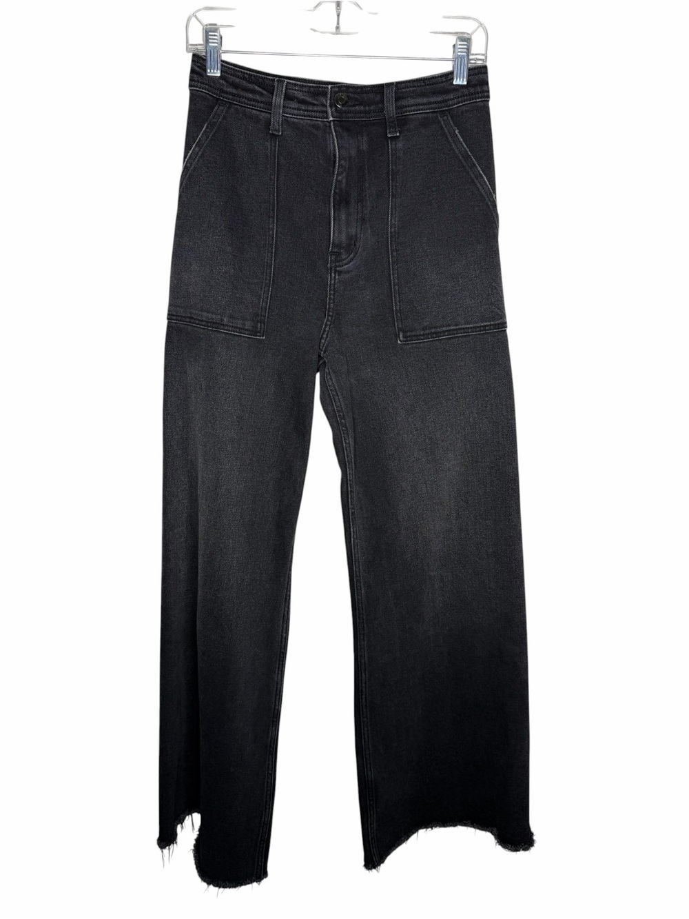 PISTOLA / Penny Utility Wide Leg Jeans in Collins black / 27